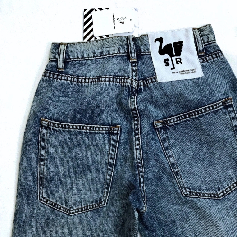 FREE PEOPLE X SANDRINE ROSE JEANS - Collab - RARE - Size 27 - Picture 4 of 16